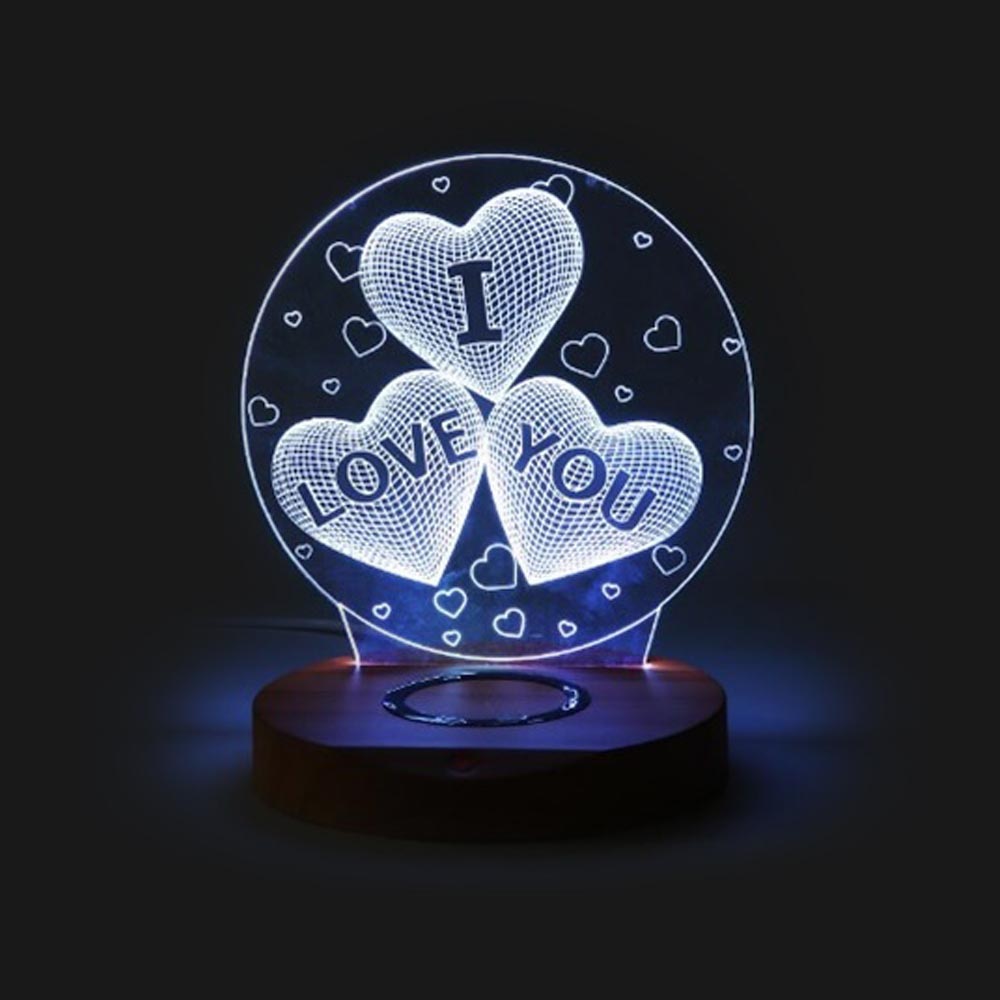 客制亞克力發光無線充電器